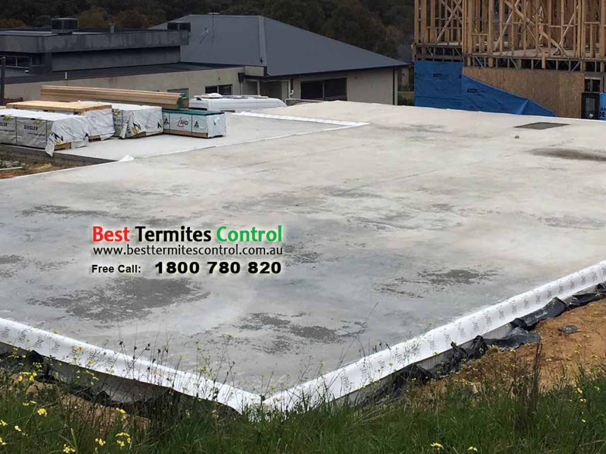 Termiticide Treated Sheeting System To Slab Perimeter in Plenty