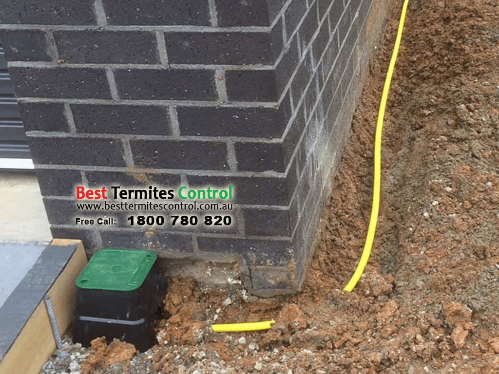Termite Treatment by Reticulation System to a house in Bulleen
