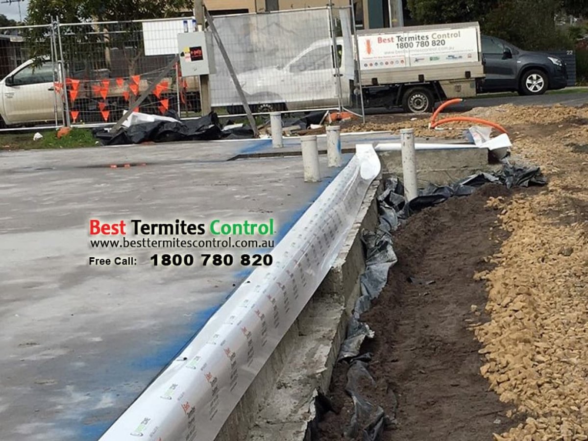 Termitcide Treated Sheeting System to Slab Perimeter in  Doncaster East
