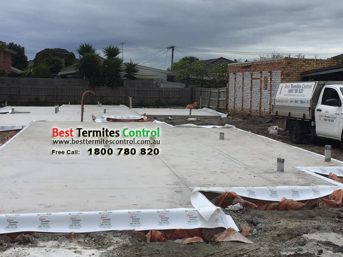 Green Zone Termiticide Treated Sheeting System to Perimeter in Ringwood
