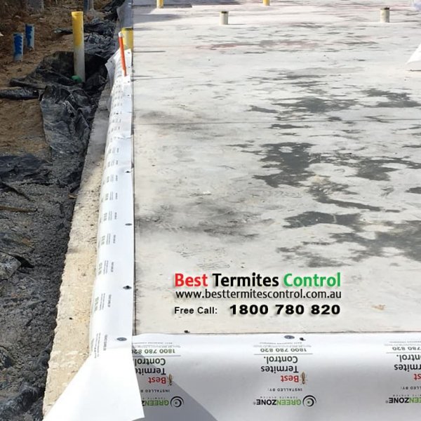 Green Zone Termiticide Sheeting System to The Slab Perimeter in Doncaster